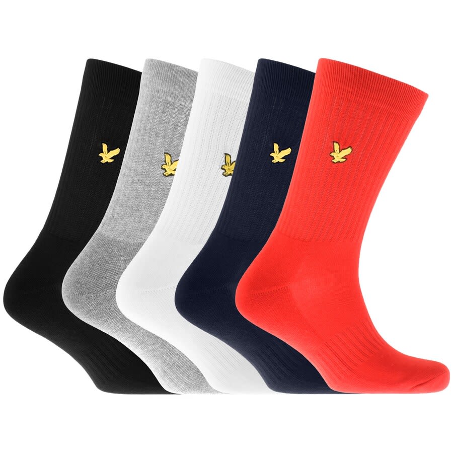 Alternative Image for ProductLyle And Scott Five Pack Socks Black1