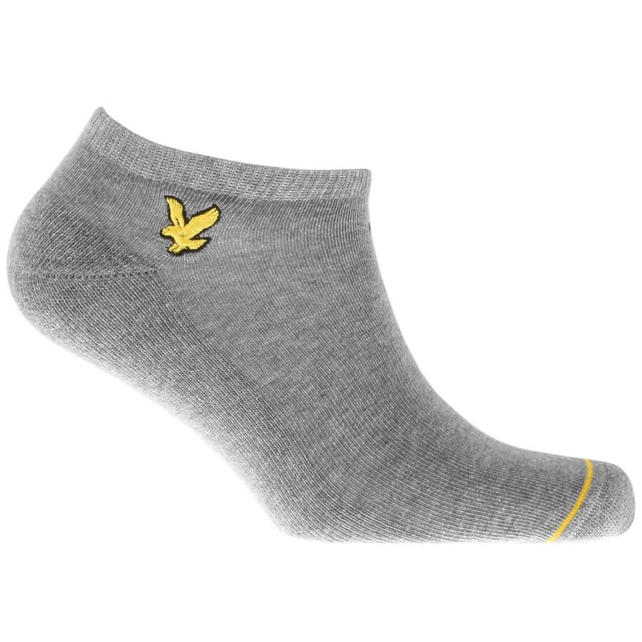 Alternative Image for ProductLyle And Scott Five Pack Trainer Socks Black2