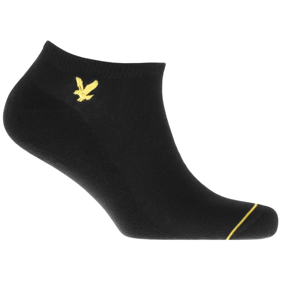 Alternative Image for ProductLyle And Scott Five Pack Trainer Socks Black3