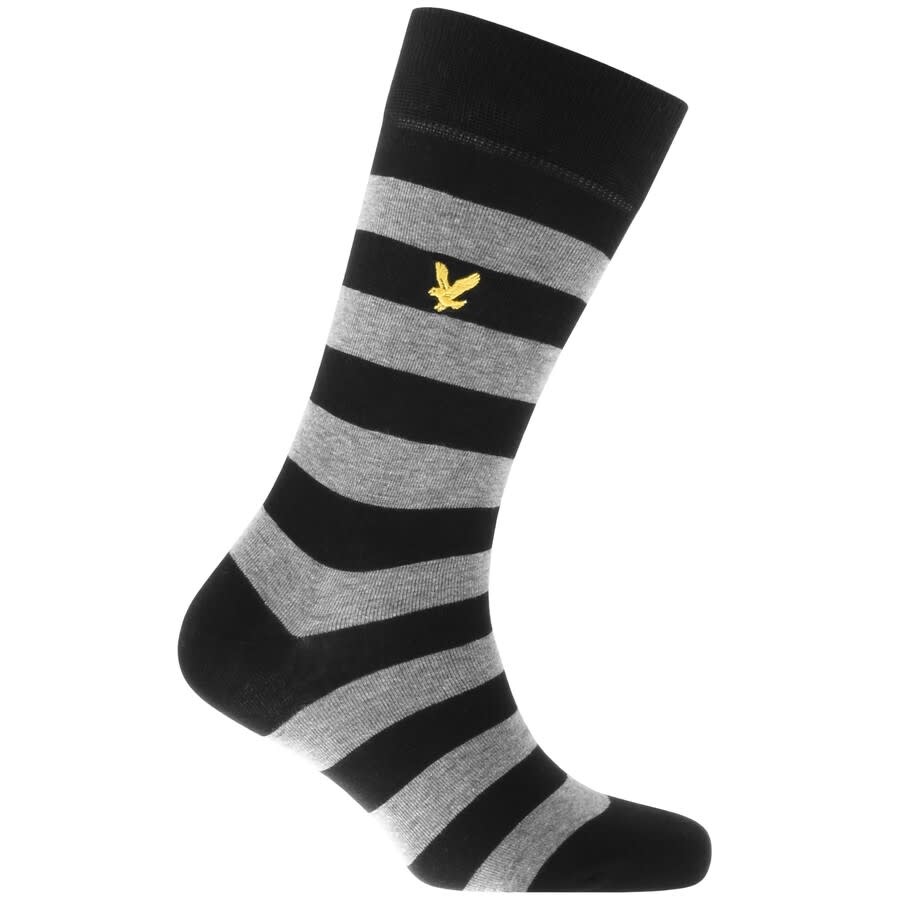 Alternative Image for ProductLyle And Scott Eugene Four Pack Socks Black3