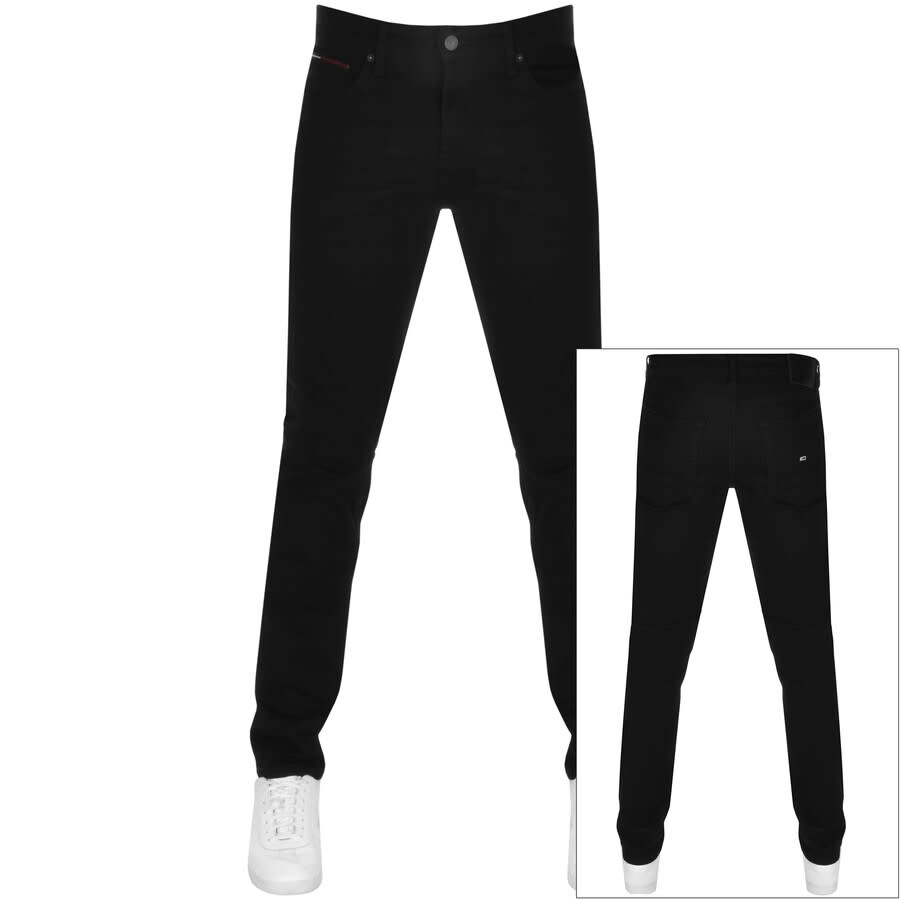 Tommy Jeans Slim Scanton Jeans Black | Mainline Menswear States