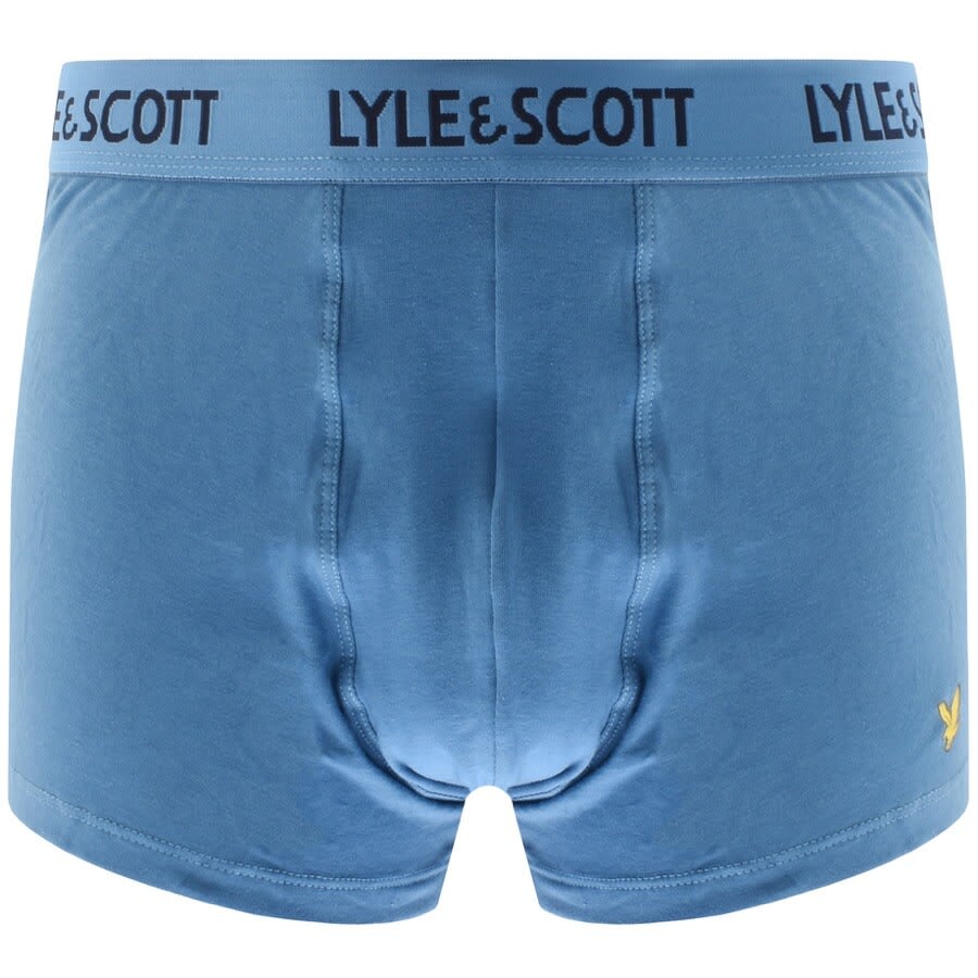 Alternative Image for ProductLyle And Scott Three Pack Boxer Trunks Blue3