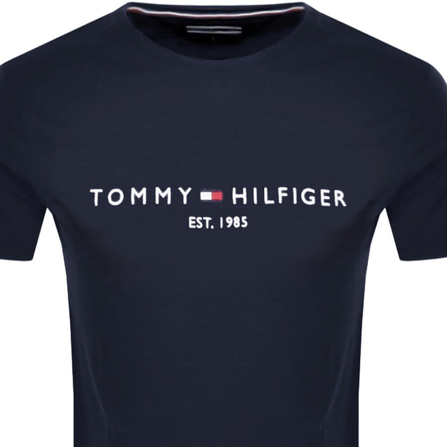 Tommy Hilfiger Men's Logo T-Shirt - Navy