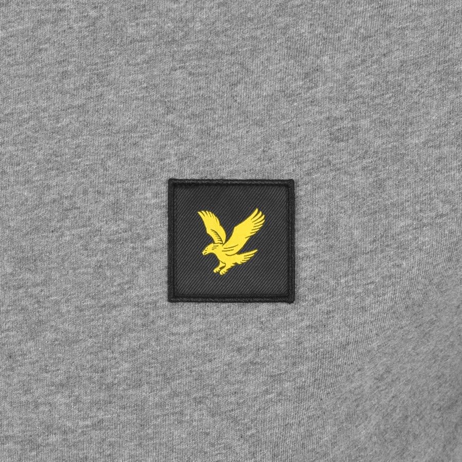 Alternative Image for ProductLyle And Scott Contrast Sleeve Polo T Shirt Grey3