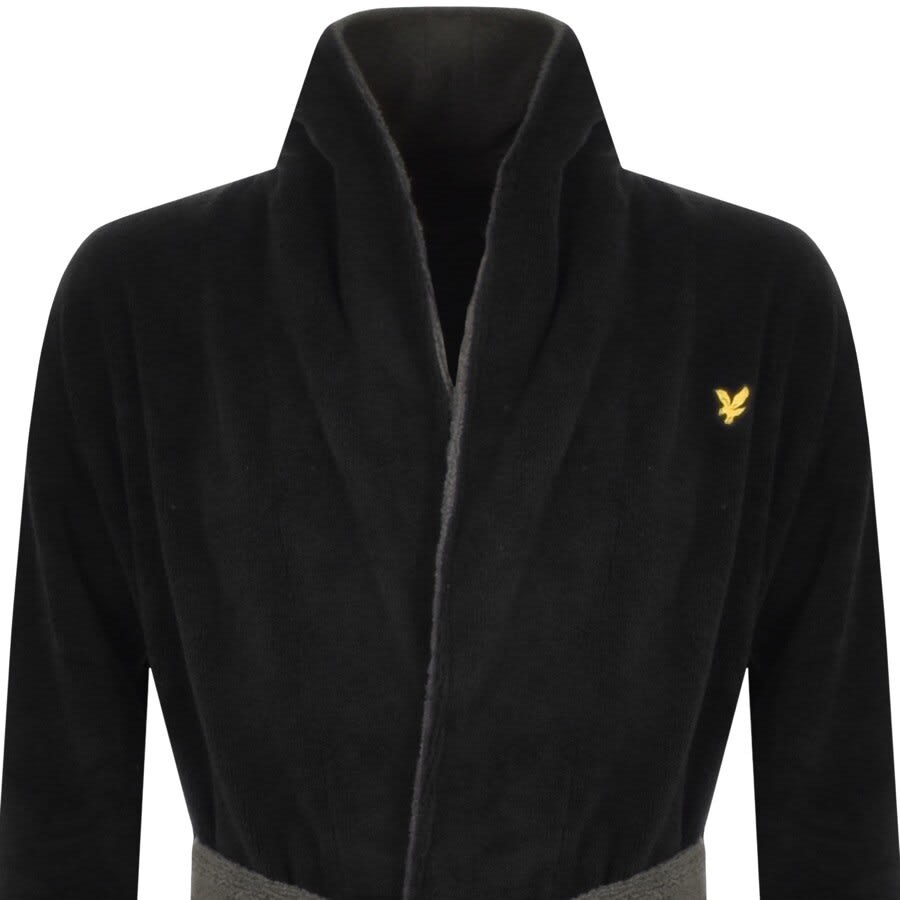 Alternative Image for ProductLyle And Scott Adrian Dressing Gown Black2