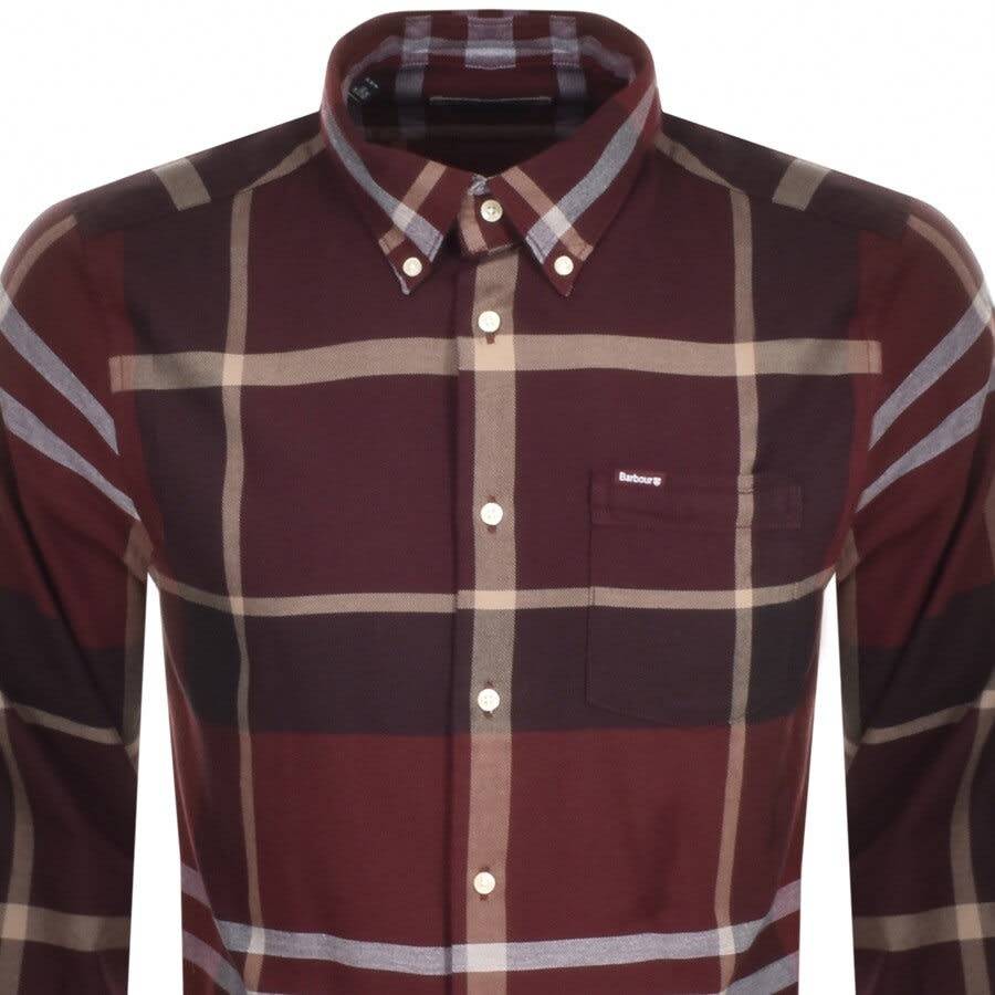 Alternative Image for ProductBarbour Dunoon Check Long Sleeved Shirt Red2