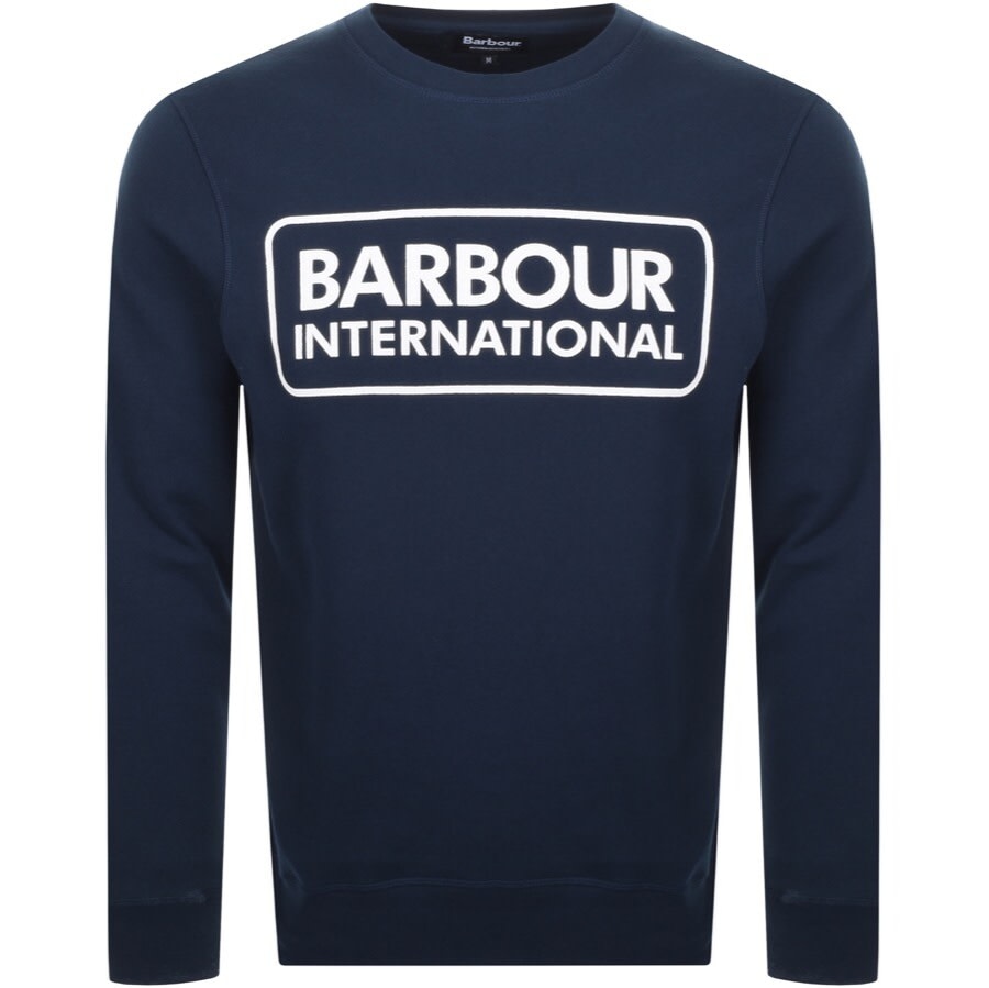Main Product Image for Barbour International Crew Neck Sweatshirt Navy