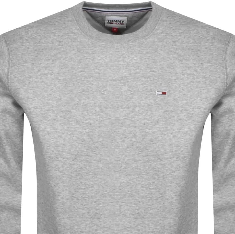 Tommy Jeans Classic Logo Sweatshirt Grey | Mainline Menswear