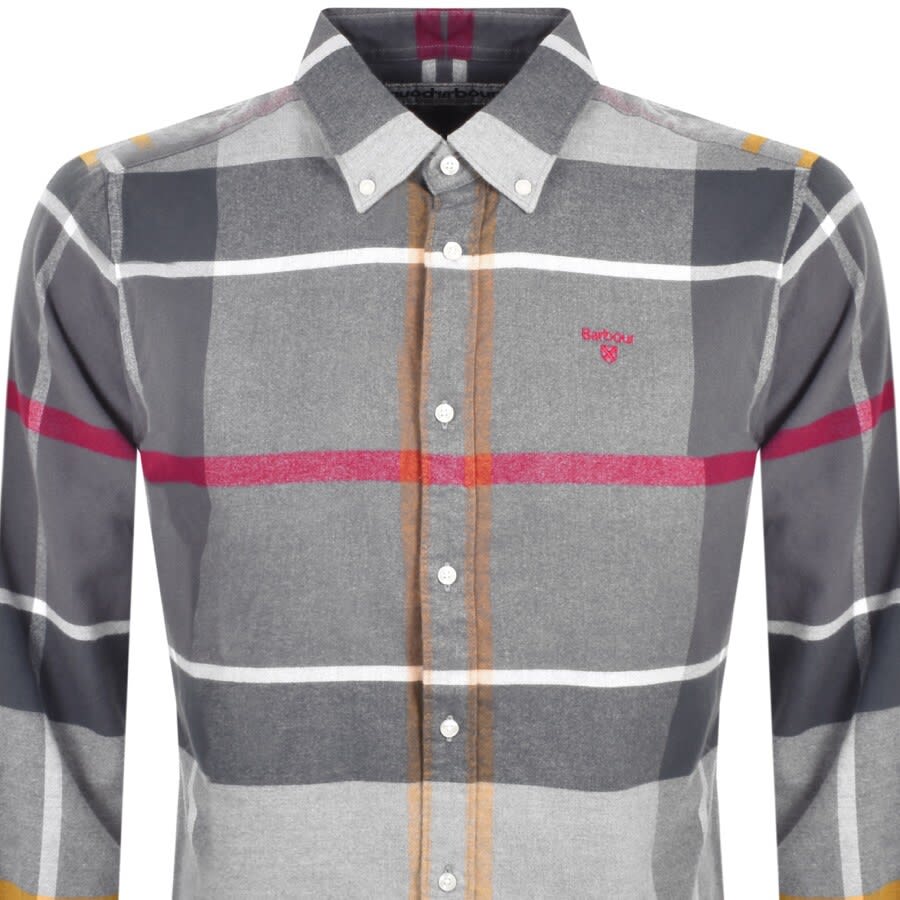 Alternative Image for ProductBarbour Dunoon Icelock Long Sleeved Shirt Grey2