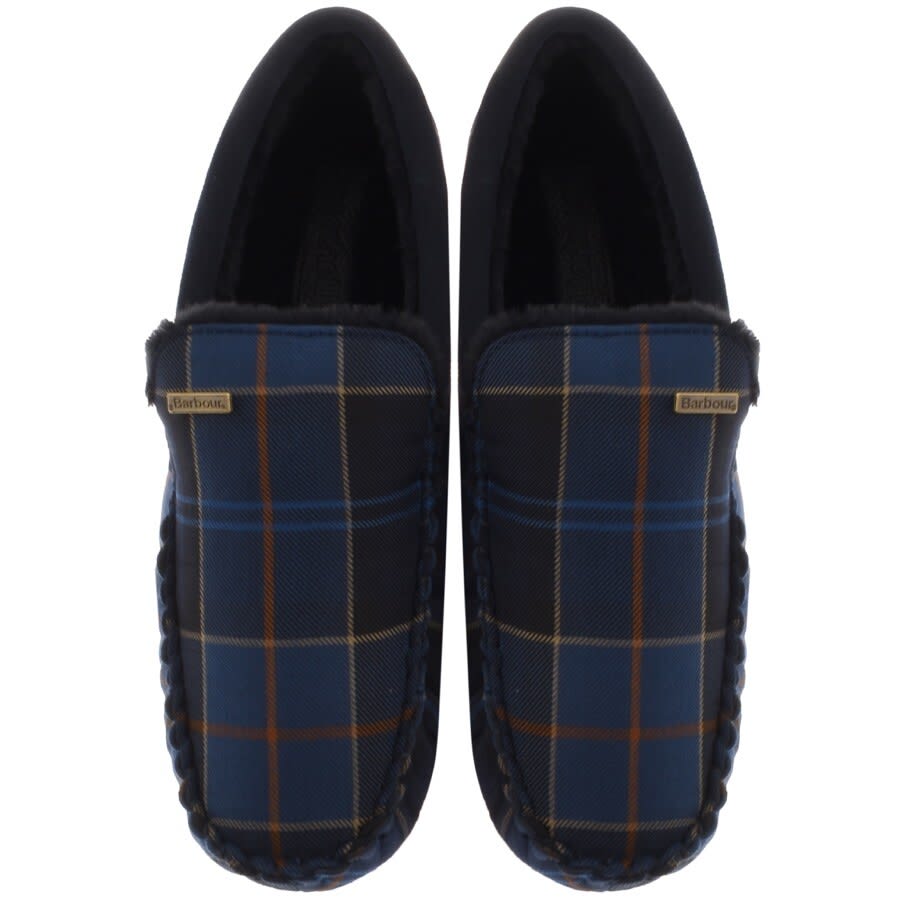 Alternative Image for ProductBarbour Monty Tartan Slippers Navy1