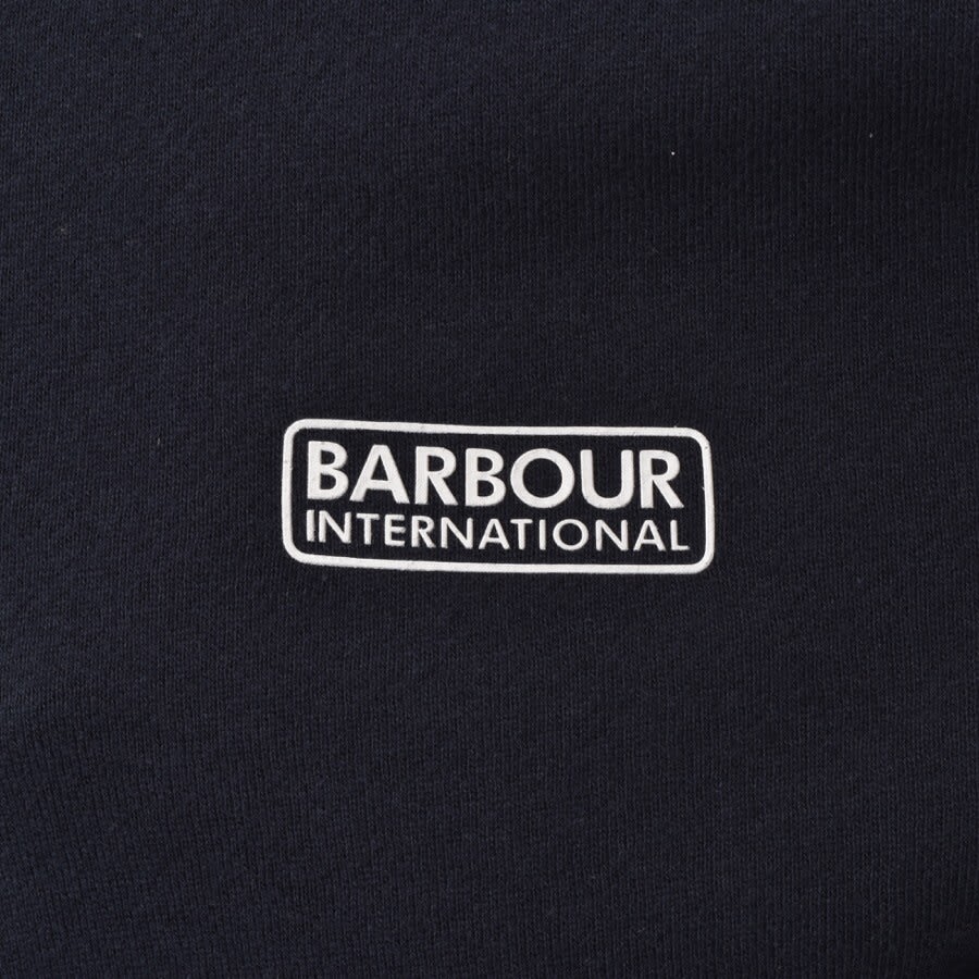 Alternative Image for ProductBarbour International Half Zip Sweatshirt Navy3