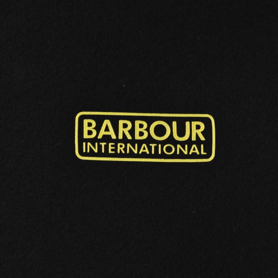 Alternative Image for ProductBarbour International Half Zip Sweatshirt Black3