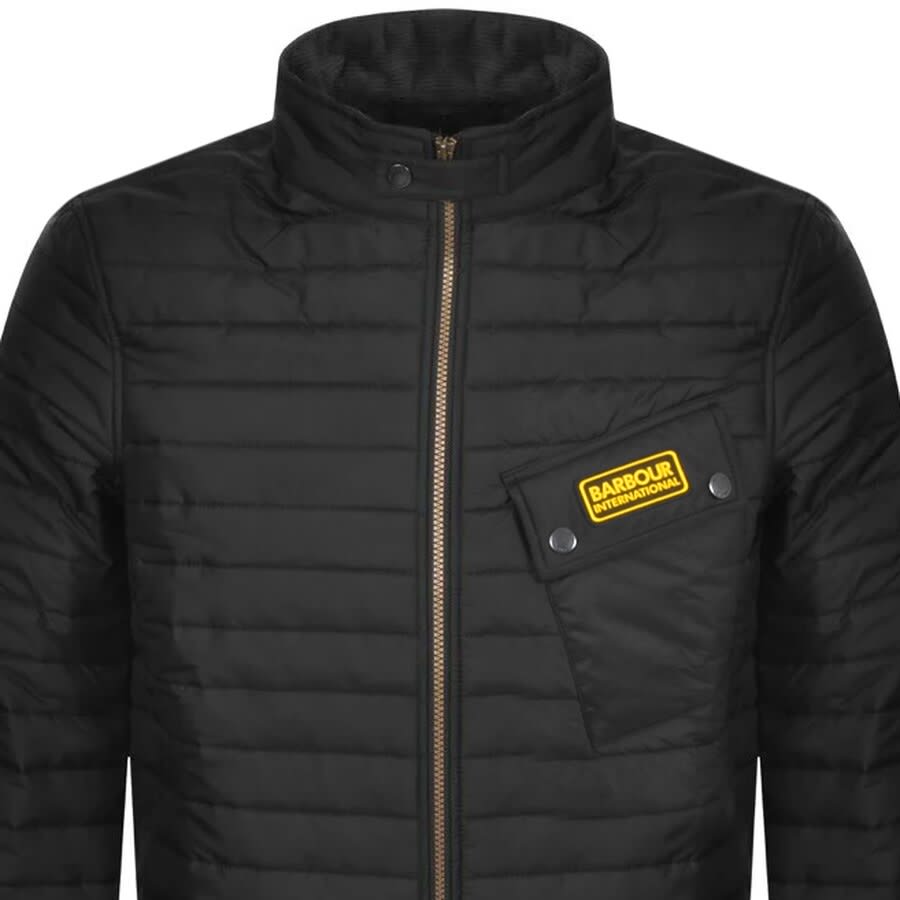 Alternative Image for ProductBarbour International Path Quilted Jacket Black2