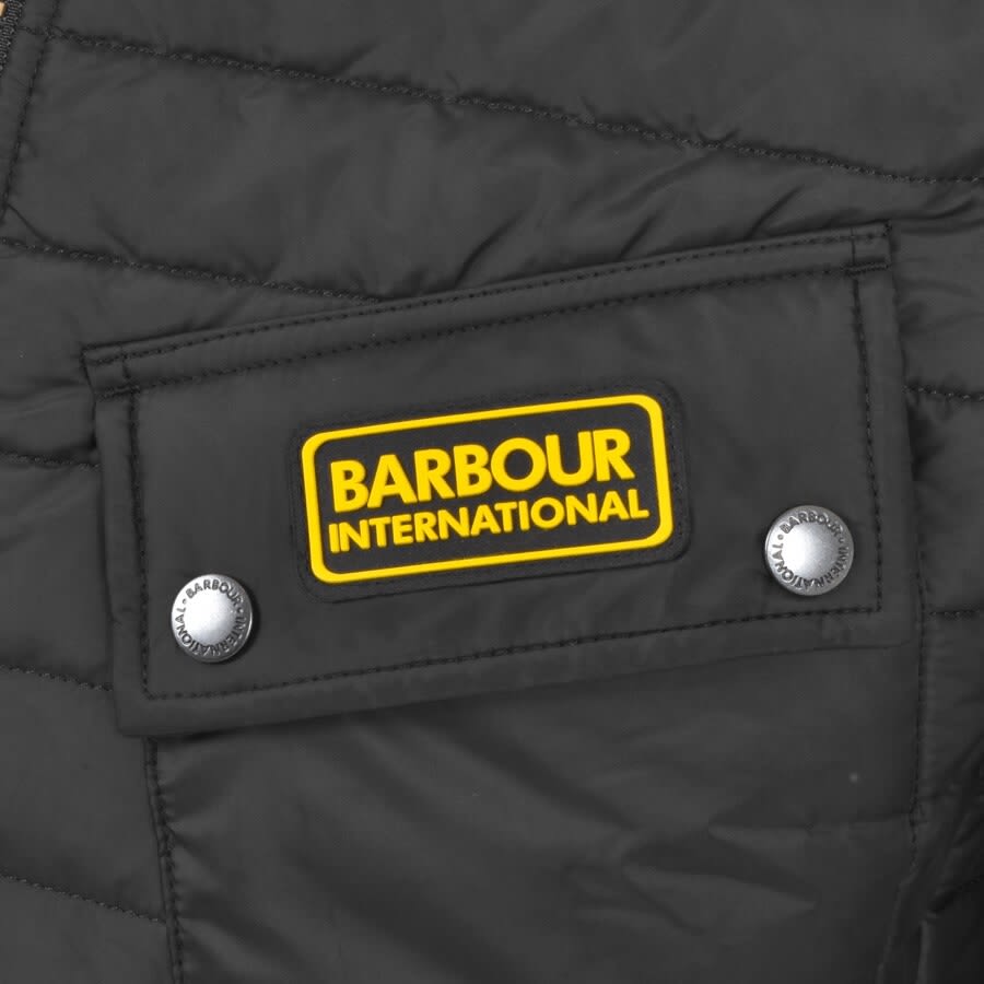 Alternative Image for ProductBarbour International Path Quilted Jacket Black3