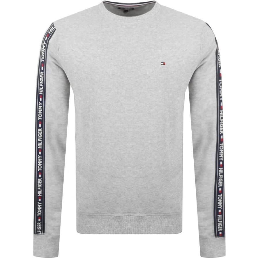 Tommy Hilfiger Lounge Taped Sweatshirt Grey | Mainline Menswear United ...