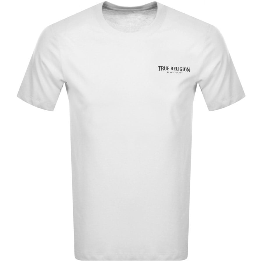Alternative Image for ProductTrue Religion Small Arch Logo T Shirt White1