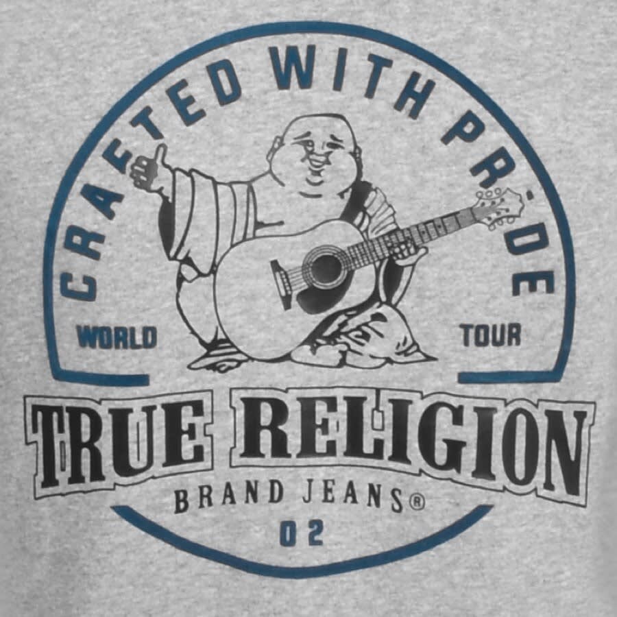 Alternative Image for ProductTrue Religion Crew Neck Sweatshirt Grey3
