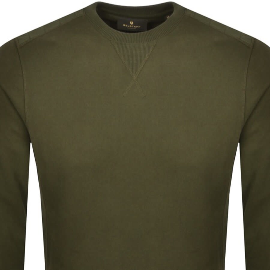 Alternative Image for ProductBelstaff Crew Neck Sweatshirt Green2