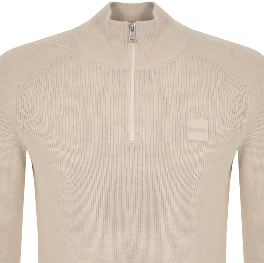 Alternative Image for ProductBOSS Knorsey Knitted Jumper Cream2
