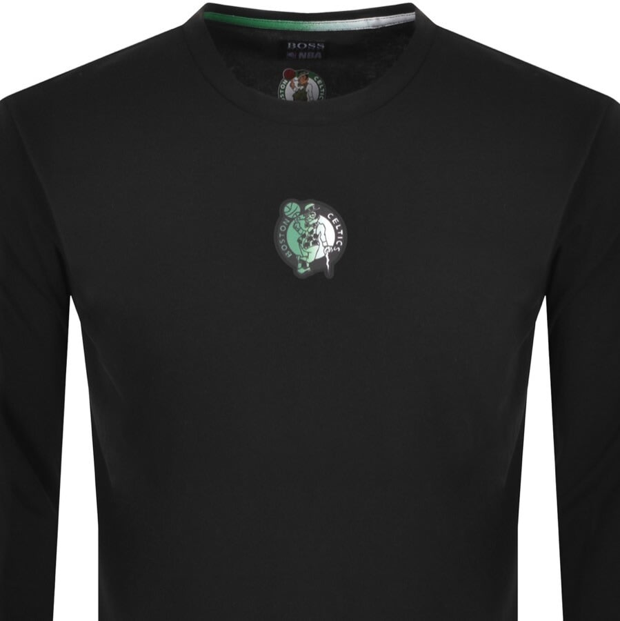 Alternative Image for ProductBOSS X NBA Threesixty 2 Long Sleeve T Shirt Black2
