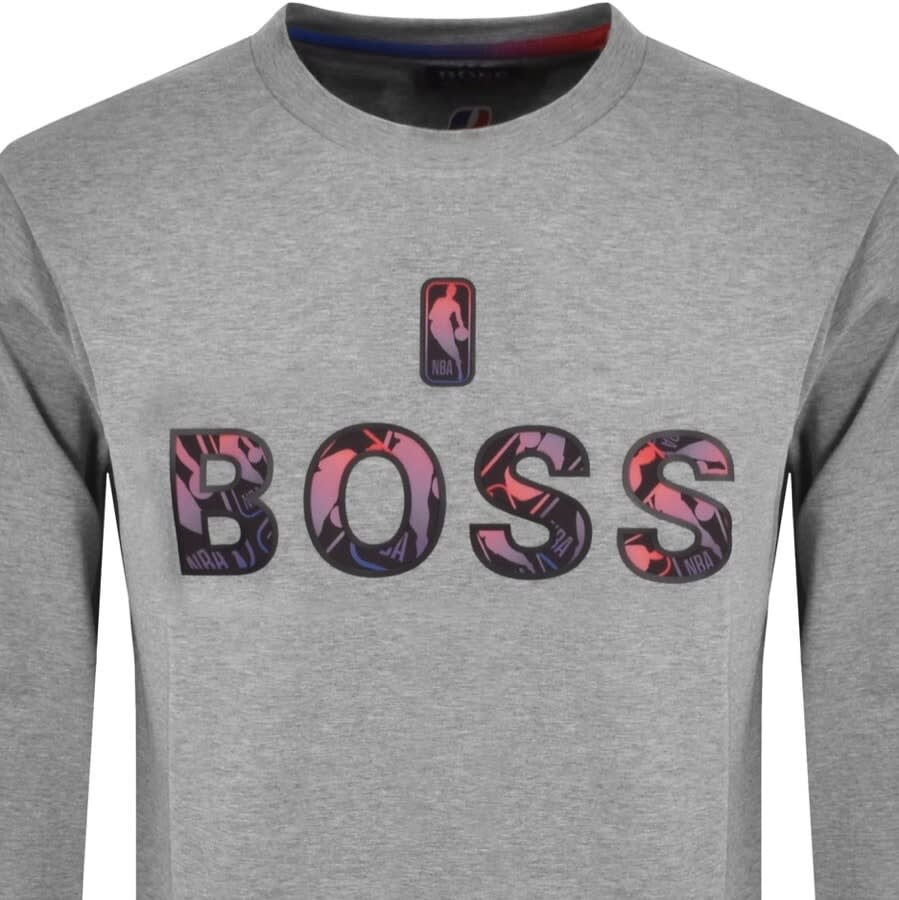Alternative Image for ProductBOSS X NBA Windmill 2 Sweatshirt Grey2