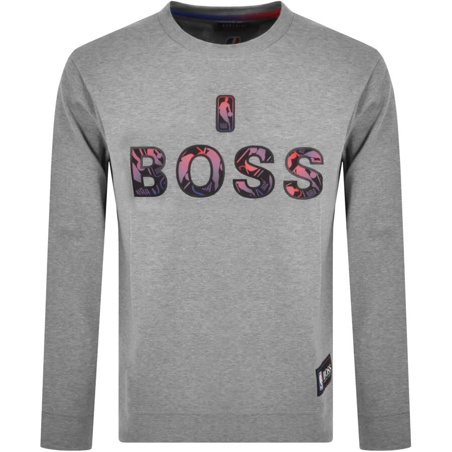 Alternative Image for ProductBOSS X NBA Windmill 2 Sweatshirt Grey1