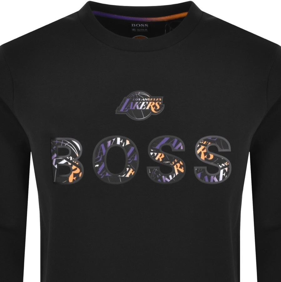 Alternative Image for ProductBOSS X NBA Windmill 2 Sweatshirt Black2