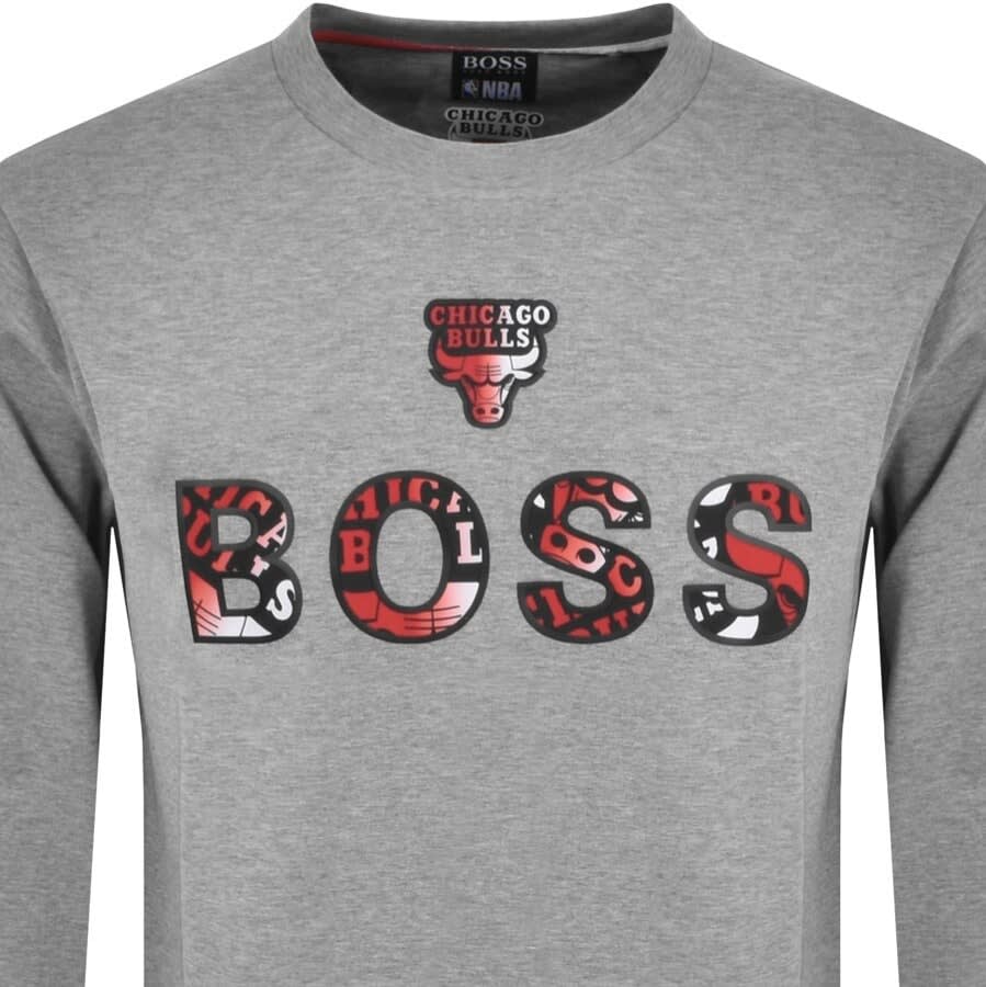 Alternative Image for ProductBOSS X NBA Windmill 2 Sweatshirt Grey2