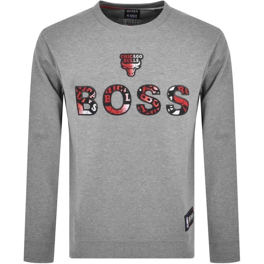 Alternative Image for ProductBOSS X NBA Windmill 2 Sweatshirt Grey1