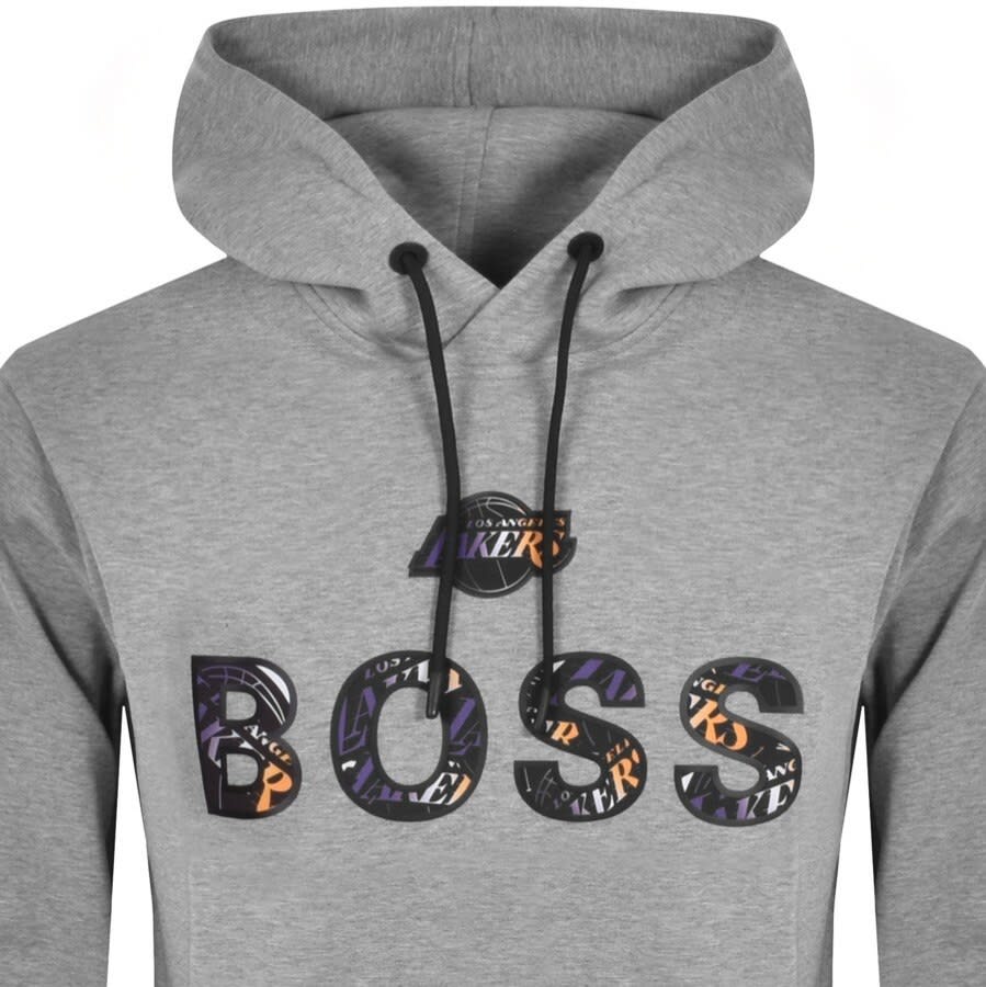 Alternative Image for ProductBOSS X NBA WBounce 2 Hoodie Grey2