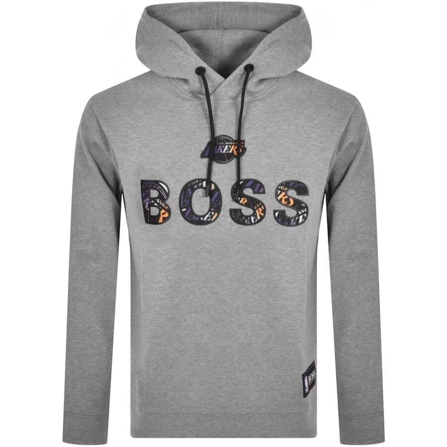 Alternative Image for ProductBOSS X NBA WBounce 2 Hoodie Grey1