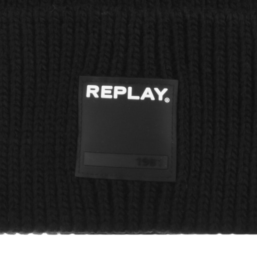 Alternative Image for ProductReplay Beanie Hat And Scarf Gift Set Black3