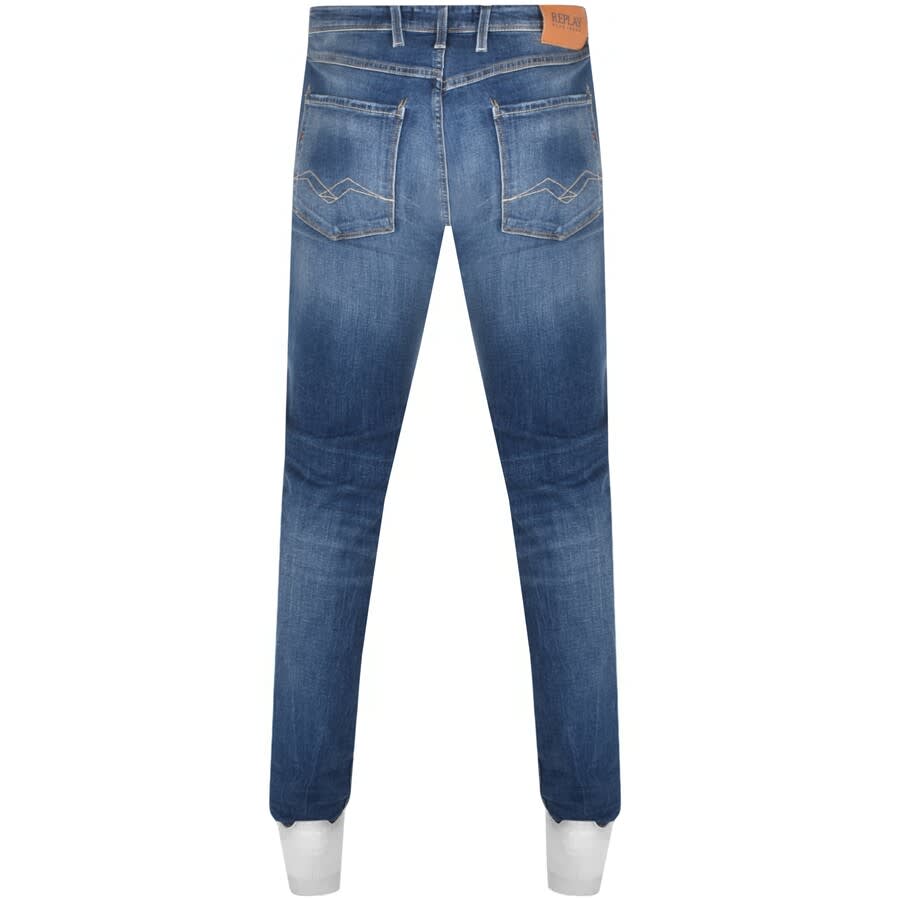 Alternative Image for ProductReplay Anbass Jeans Blue2