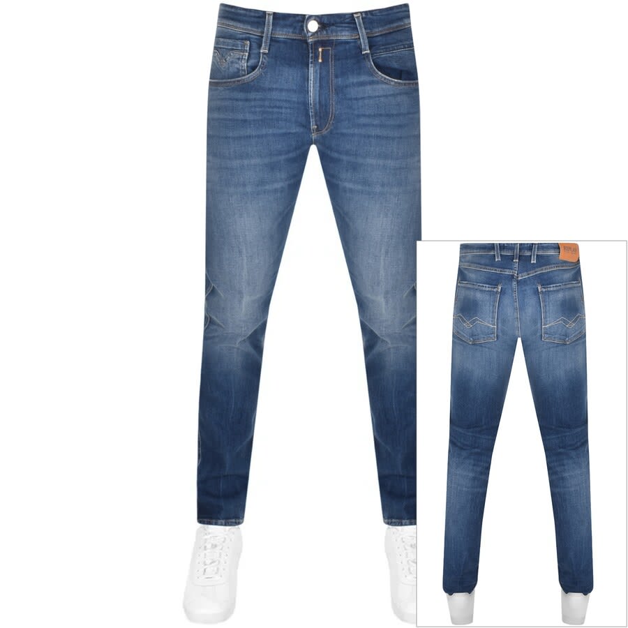 Alternative Image for ProductReplay Anbass Jeans Blue1