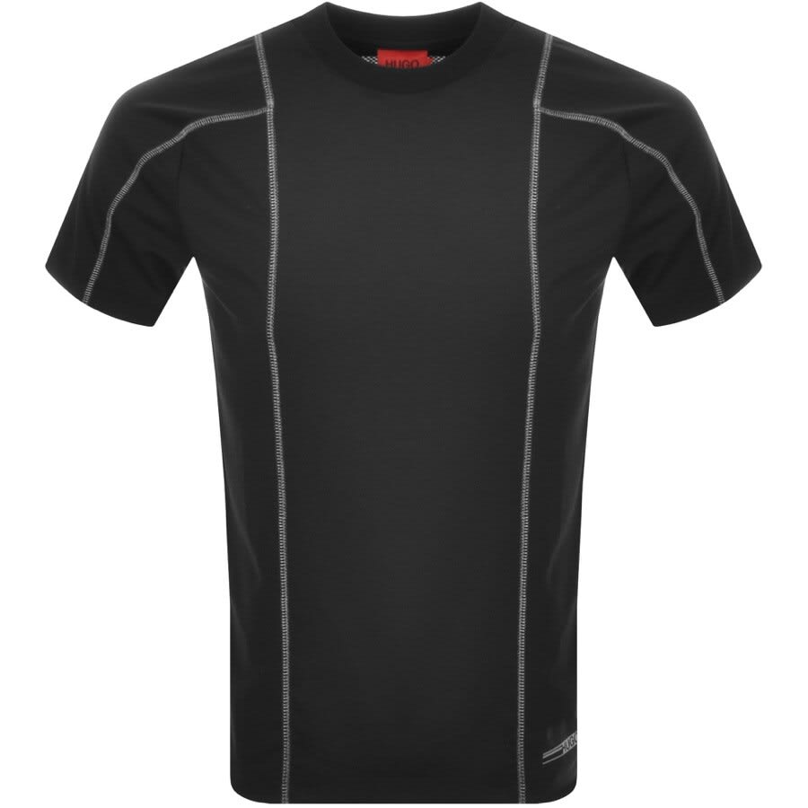 Alternative Image for ProductHUGO Dotanist Crew Neck T Shirt Black1
