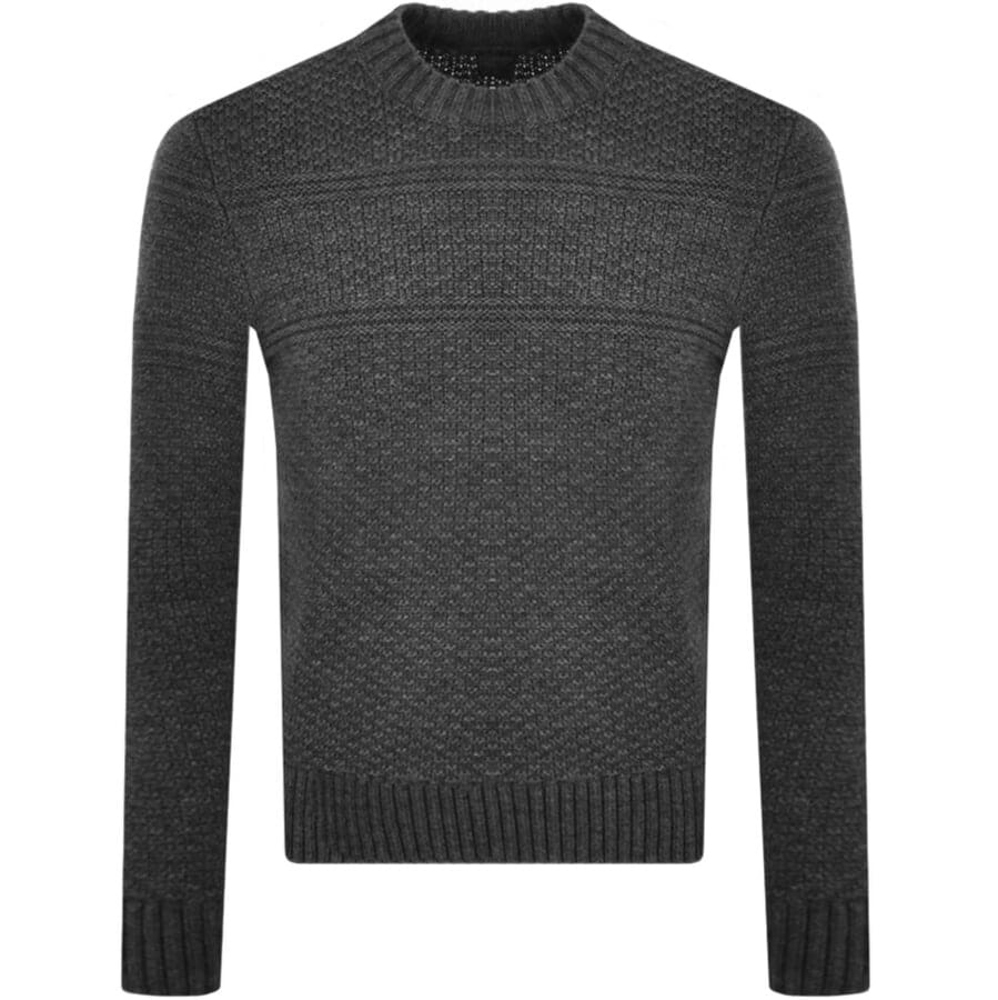 Alternative Image for ProductSuperdry Jacob Cable Crew Neck Jumper Grey1