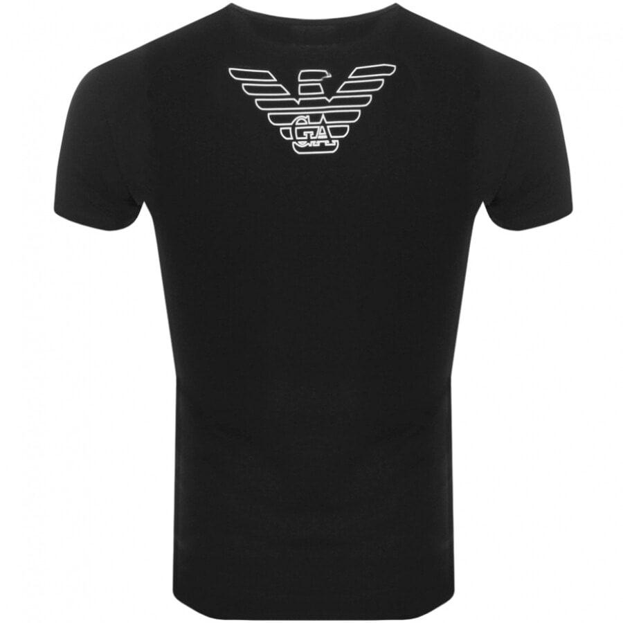 Alternative Image for ProductEmporio Armani Lounge Crew Neck T Shirt Black3