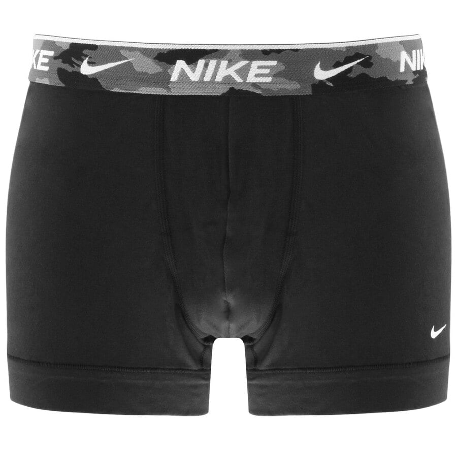 Alternative Image for ProductNike Logo 3 Pack Boxer Trunks Black3