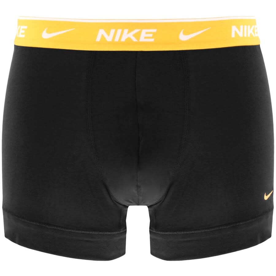 Alternative Image for ProductNike Logo 3 Pack Boxer Trunks Black2