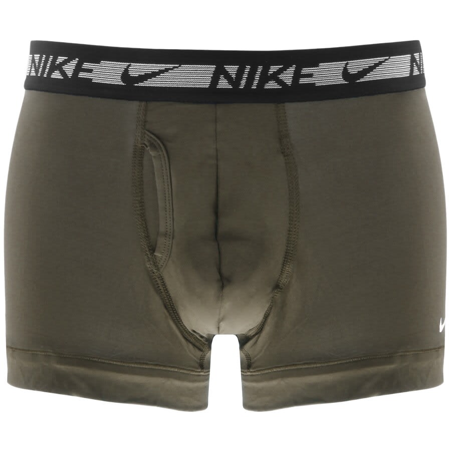 Alternative Image for ProductNike Logo 3 Pack Boxer Trunks Black2