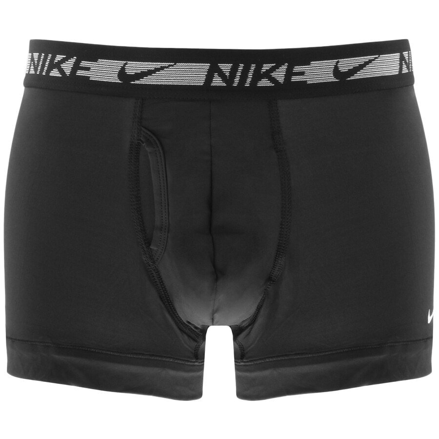 Alternative Image for ProductNike Logo 3 Pack Boxer Trunks Black3