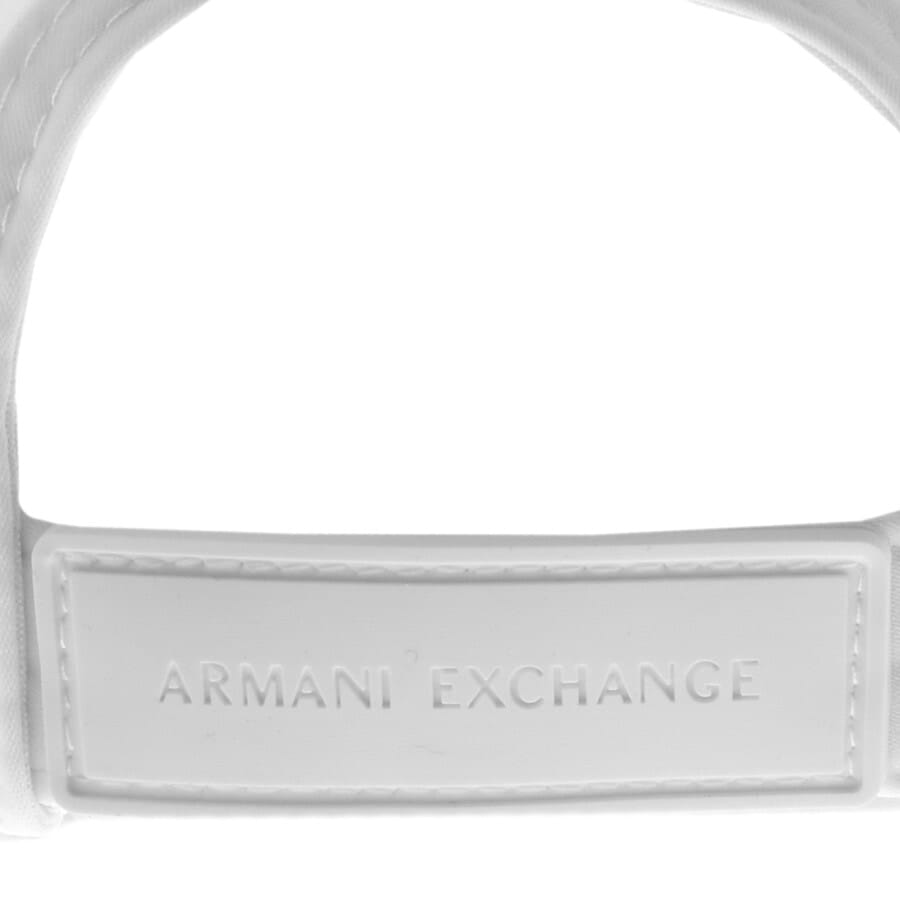 Alternative Image for ProductArmani Exchange Logo Cap White3