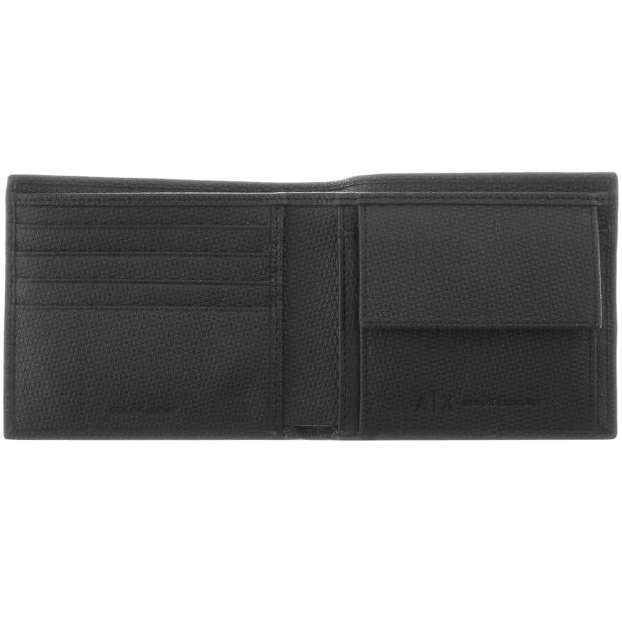 Alternative Image for ProductArmani Exchange Bifold Logo Wallet Black2