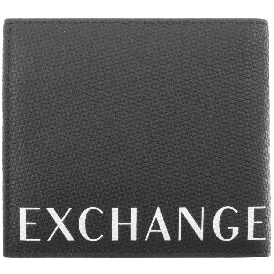 Alternative Image for ProductArmani Exchange Bifold Logo Wallet Black3