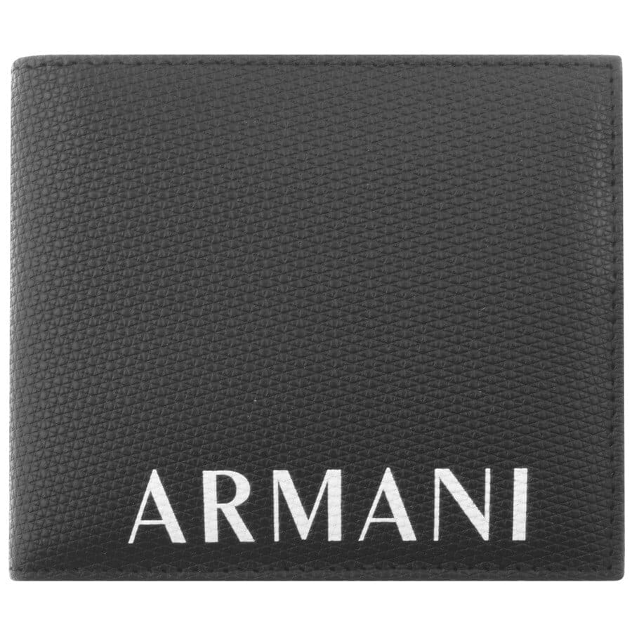 Alternative Image for ProductArmani Exchange Bifold Logo Wallet Black1