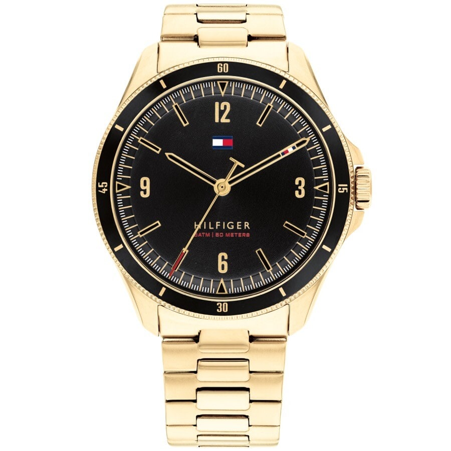 Tommy hilfiger watch mens black top