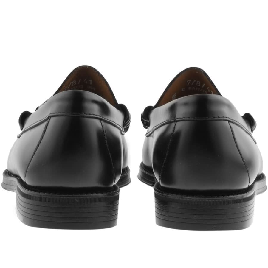 GH Bass Weejun Lincoln Leather Loafers Black | Mainline Menswear United ...