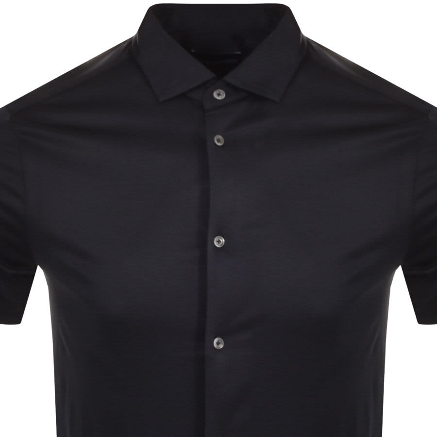 Alternative Image for ProductEmporio Armani Short Sleeved Shirt Navy2