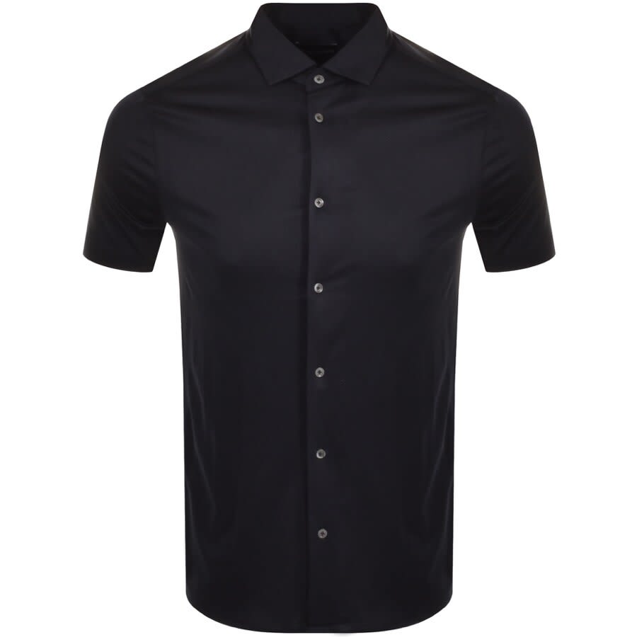 Alternative Image for ProductEmporio Armani Short Sleeved Shirt Navy1