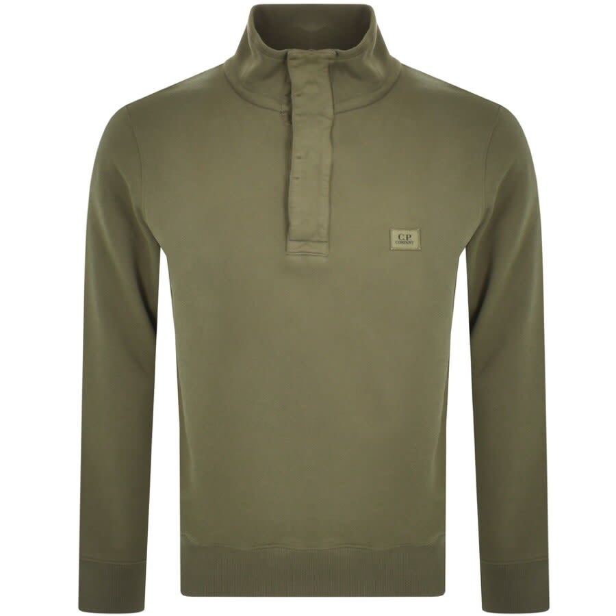 Alternative Image for ProductCP Company Logo Sweatshirt Green1